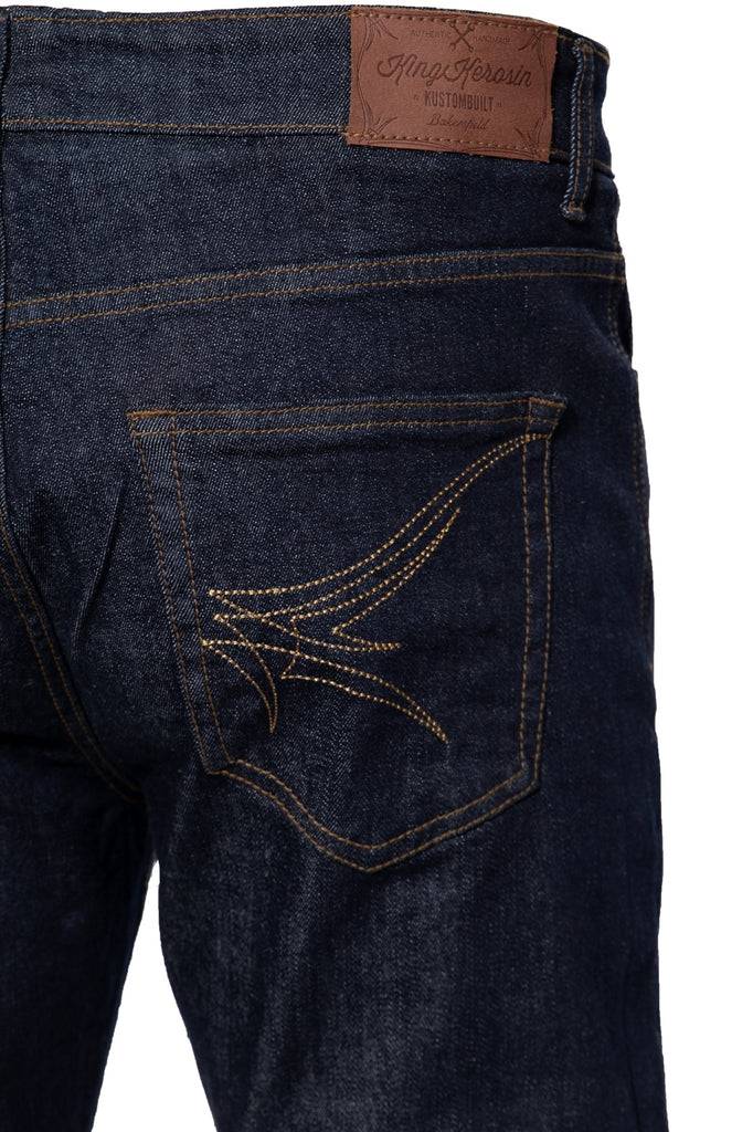 Queen Kerosin Selvedge Jeans mit Stretch «Robin Selvedge» Clearance-Verkauf