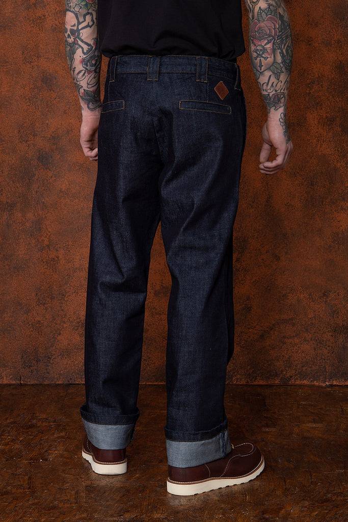 Queen Kerosin Straight Fit Jeans im Workwear-Style «Garage Wear» Kostenloser Versand international