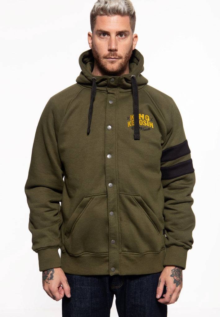 Queen Kerosin Sweatjacke mit Kapuze «Speedway Kings» Fabrikladen