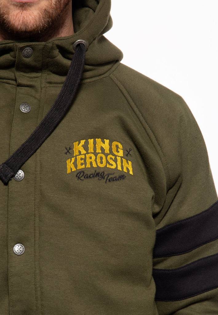 Queen Kerosin Sweatjacke mit Kapuze «Speedway Kings» Fabrikladen