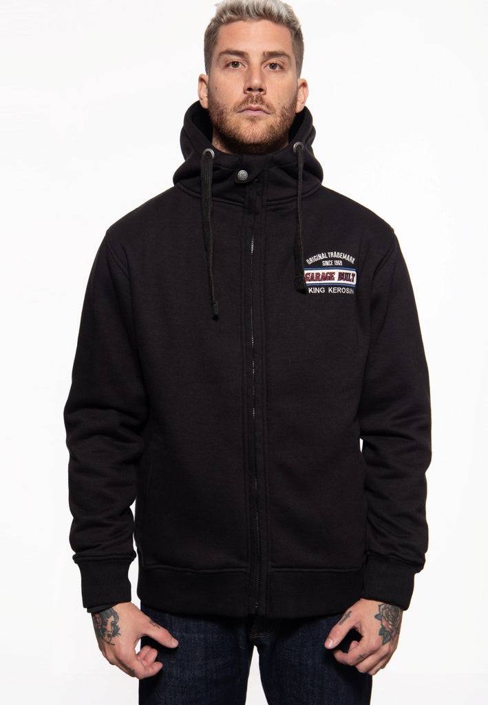 Queen Kerosin Sweatjacke mit Kapuze «Garage Built» Begrenzt auf 3 Tage