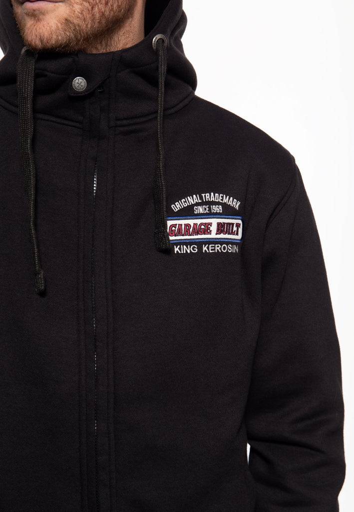 Queen Kerosin Sweatjacke mit Kapuze «Garage Built» Begrenzt auf 3 Tage