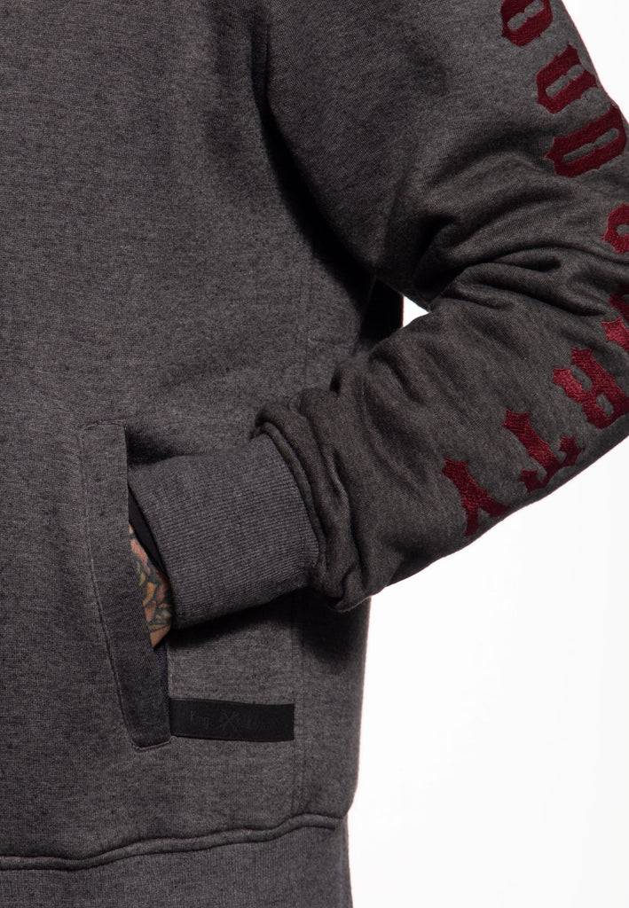 Queen Kerosin Sweatjacke mit Kapuze «Loud and Dirty» Black Friday Preise