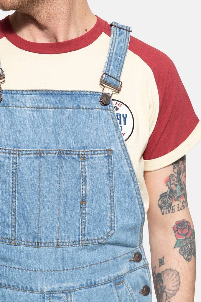 Queen Kerosin Latzhose im Workwear-Style 50% Rabatt für begrenzte Zeit