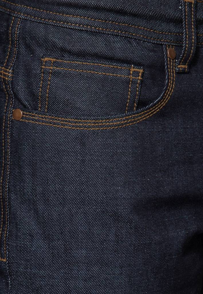 Queen Kerosin Denim Shorts mit Pintstripe Stitching «50s Workwear» Rabatte dieses Monats