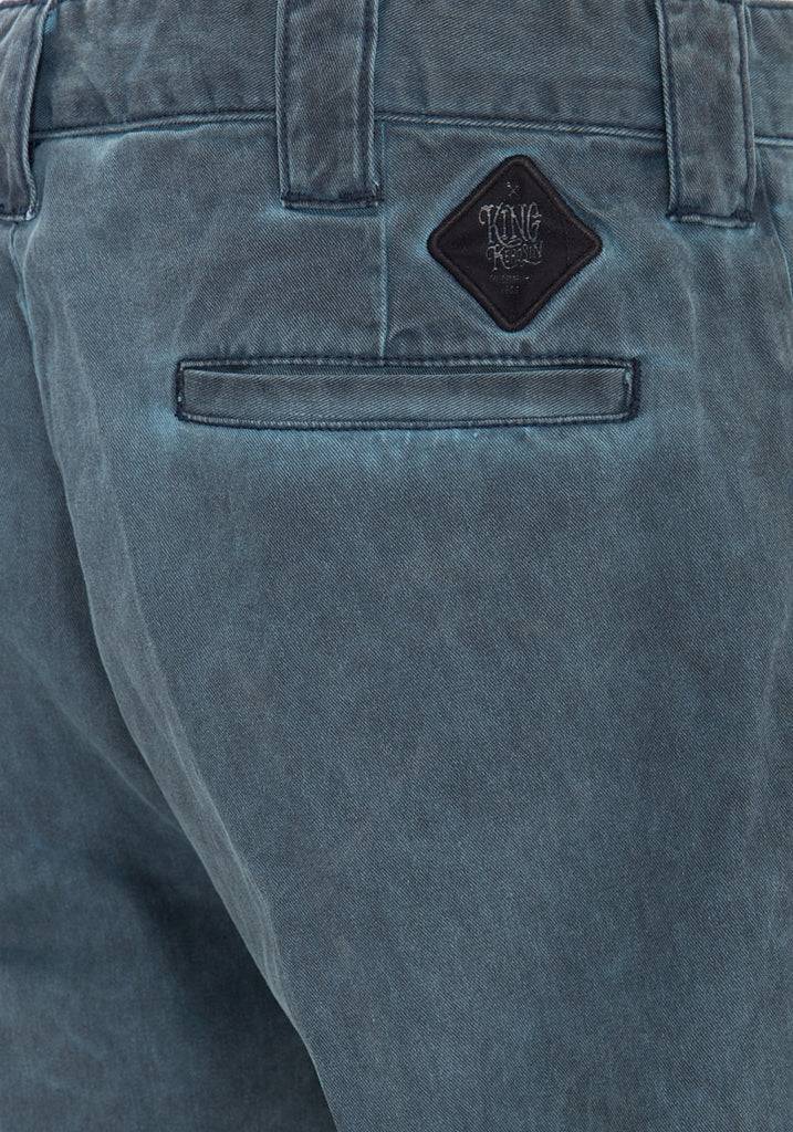 Queen Kerosin Workwear Shorts in Oil-Washed Optik «Garage Wear» Auslauf