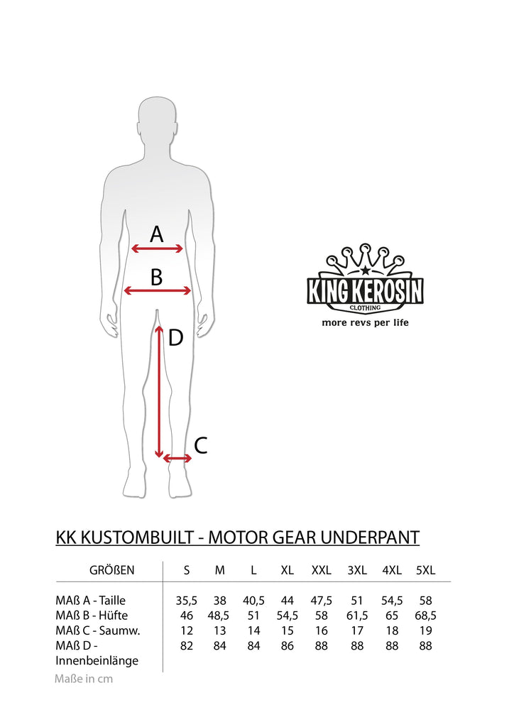 Queen Kerosin Motorradunterhose «Kustombuilt - Motor Gear» Angebote