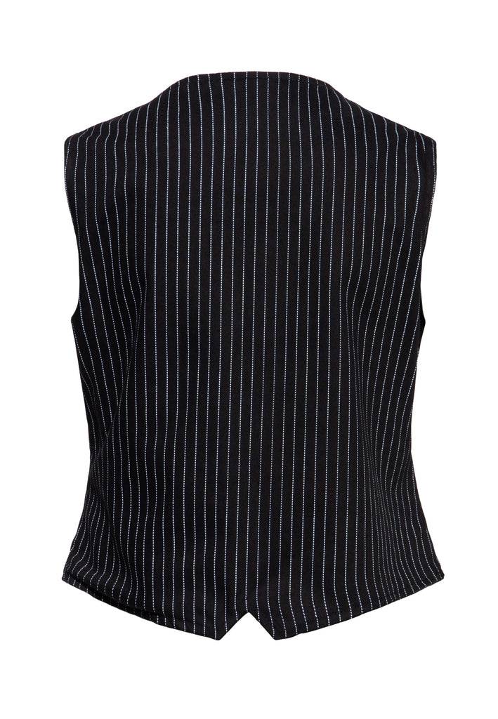 Queen Kerosin Pinstripe Weste Versandkostenfrei