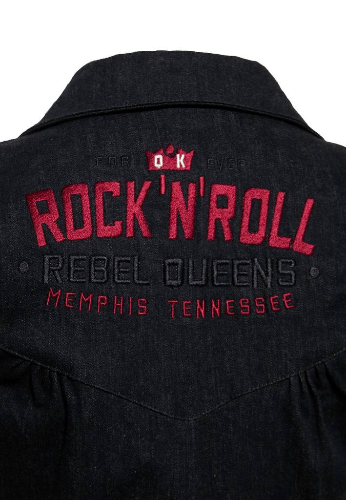 Queen Kerosin Swingkleid «Rock'n'Roll Rebel Queens» Begrenztes Angebot
