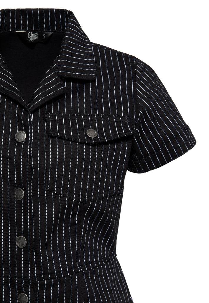Queen Kerosin Denim Etuikleid Neueste Mode