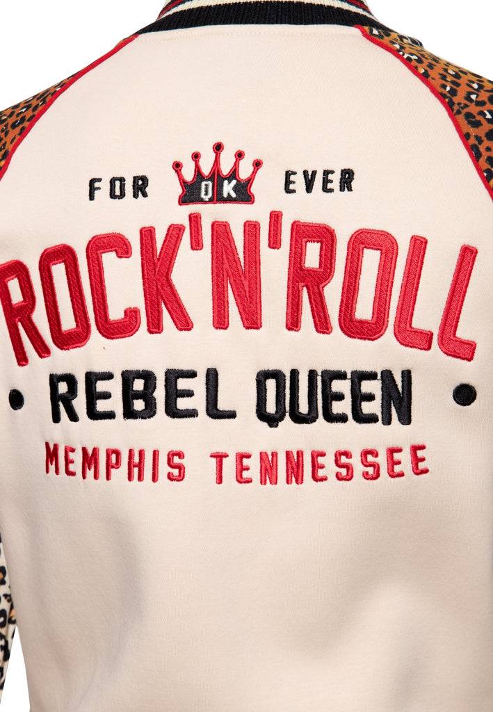 Queen Kerosin College Jacke «Rock'n'Roll Rebel Queen» Blitzangebot