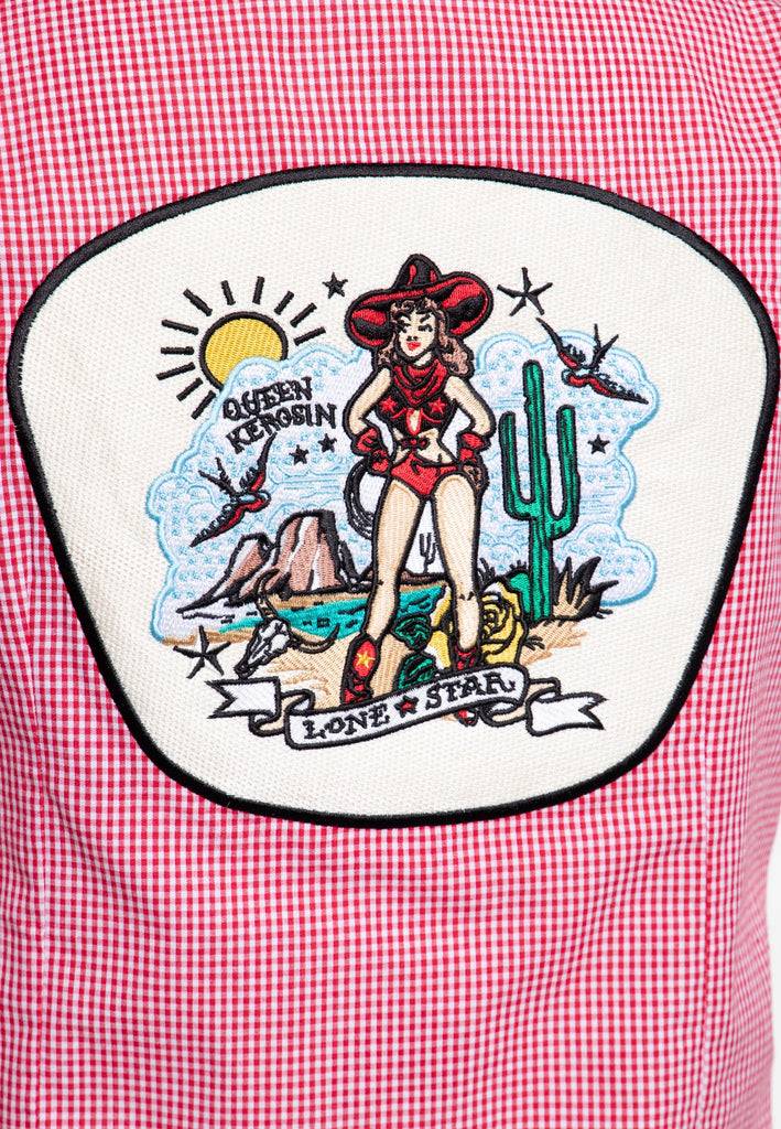 Queen Kerosin Bluse «Lone Star» Saisonale Angebote
