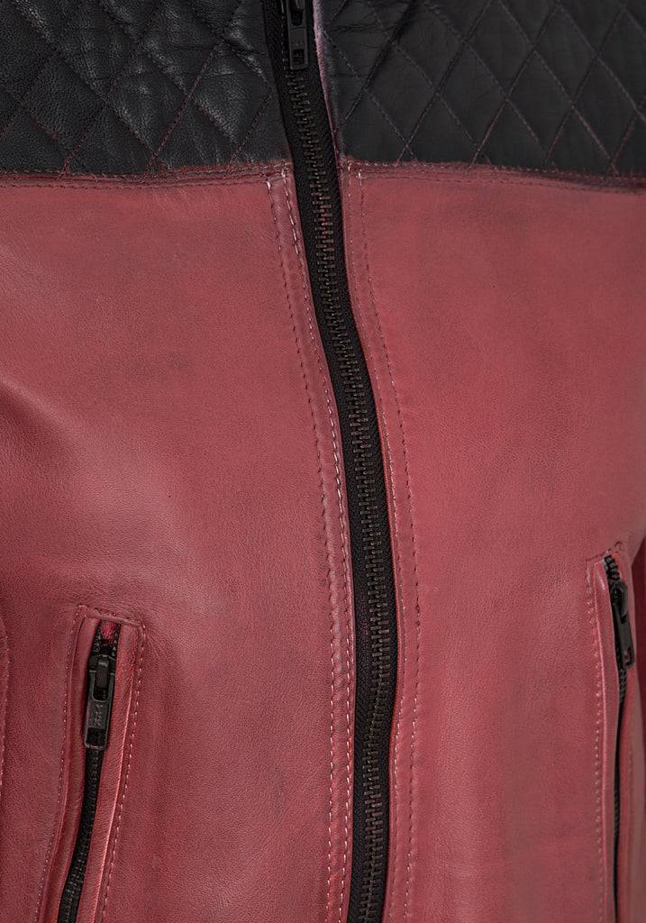 Queen Kerosin Lederjacke im Racing Look Kostenlose Rückgabe
