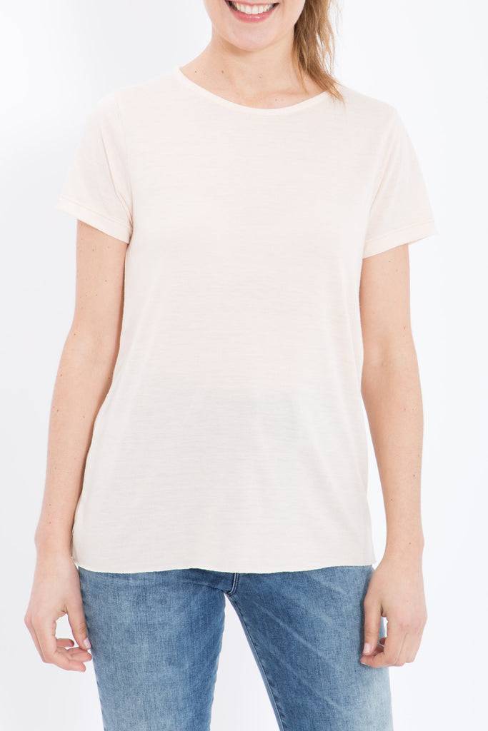 Queen Kerosin Basic T-Shirt aus Viskose-Mix JETZT KAUFEN