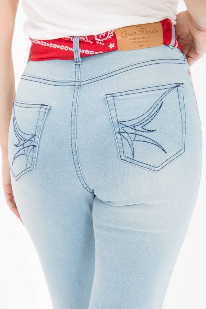 Queen Kerosin High Waist Jeans Betty Fit «Betty Fit» Bis zu 50% Rabatt