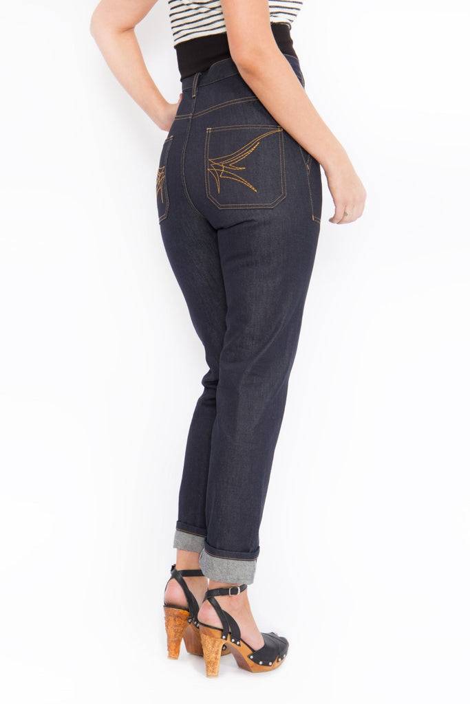 Queen Kerosin Authentic Selvedge Jeans «Red Selvedge» Bis zu 60% Rabatt