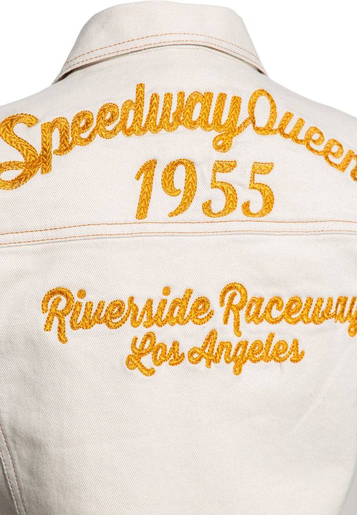 Queen Kerosin Jeans Weste «Speedway Queen» Bis zu 65% Rabatt