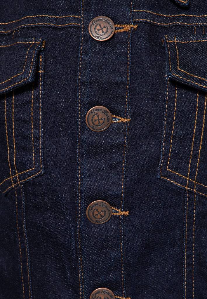 Queen Kerosin Jeans Weste «Speedway» Nur für heute
