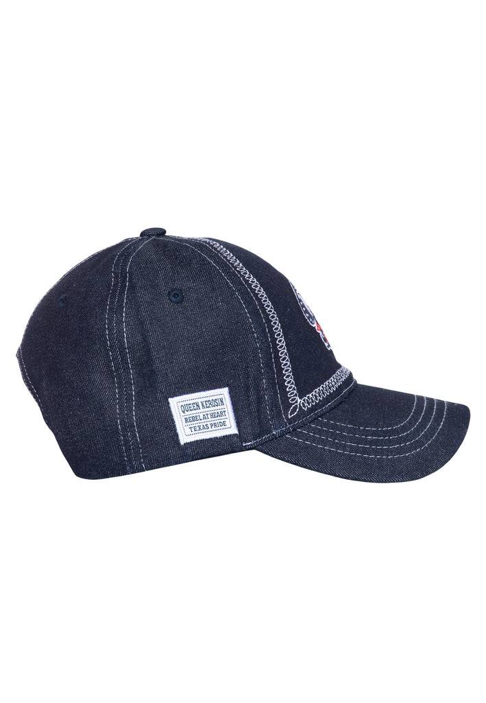 Queen Kerosin Baseball Cap «Rebel At Heart Texas Pride» Sonderangebot der Fabrik