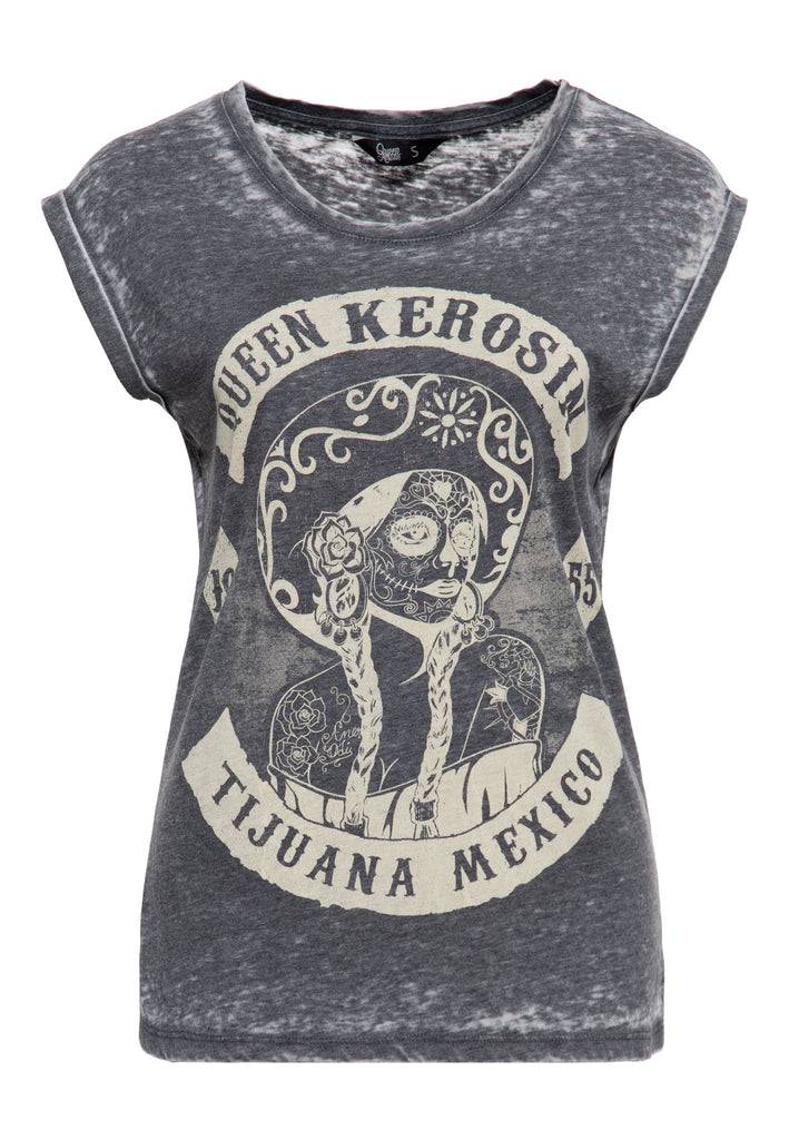 Queen Kerosin T-Shirt «Tijuana Mexico» Discount Store für neue Produkte
