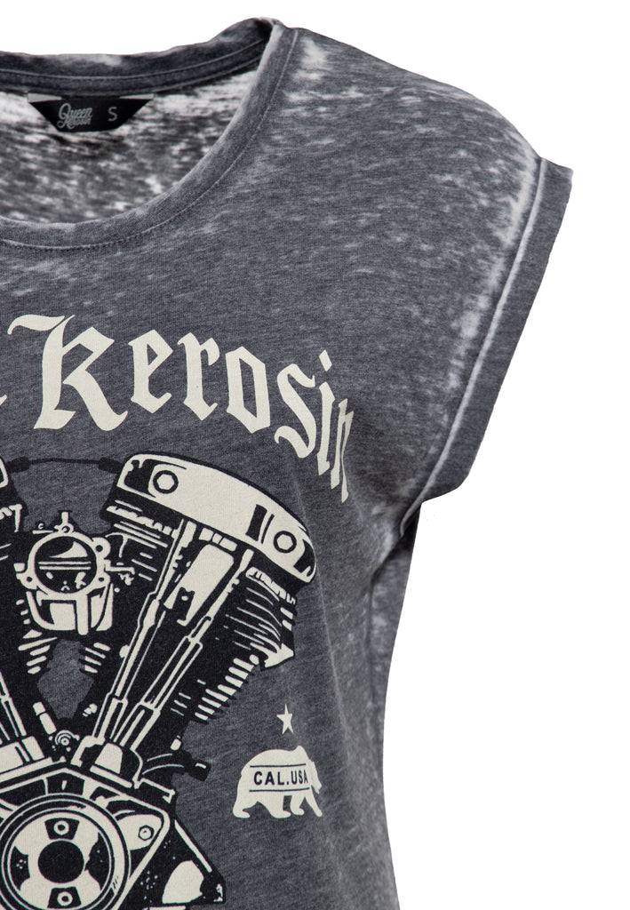 Queen Kerosin T-Shirt «Riding Association» Super Rabatt