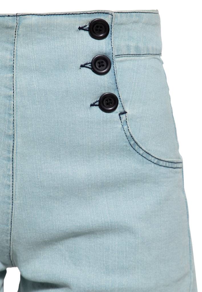 Queen Kerosin Highwaist Shorts «Marlyn» Clearance-Verkauf