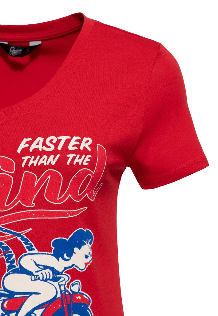 Queen Kerosin T-Shirt «Faster Than The Wind» Begrenzt auf 3 Tage