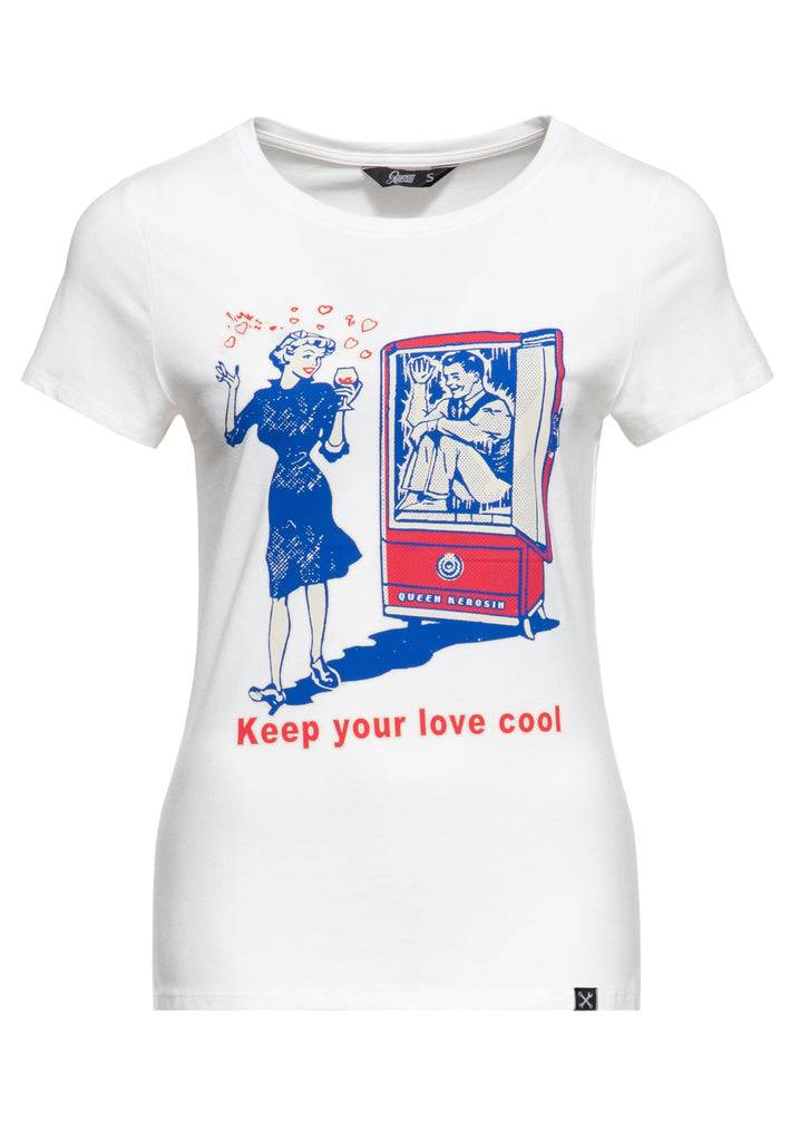 Queen Kerosin T-Shirt «Keep Your Love Cool» 2025