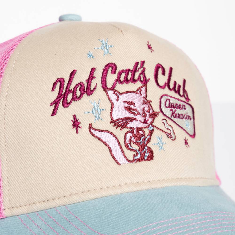 Queen Kerosin Trucker Cap «Hot Cats Club» im Angebot