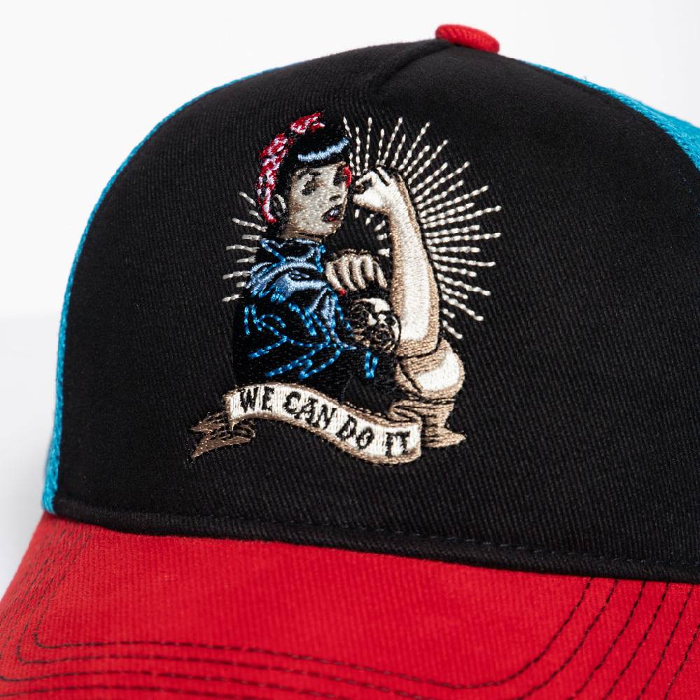 Queen Kerosin Trucker Cap «We Can Do It» Schlussverkauf