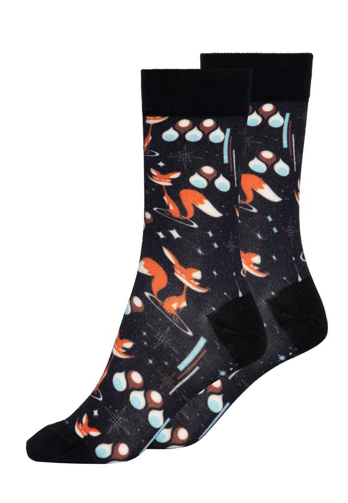 Queen Kerosin Socken «Foxy» Günstiger Verkauf