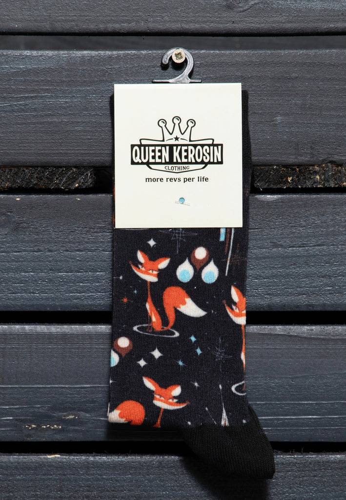 Queen Kerosin Socken «Foxy» Günstiger Verkauf