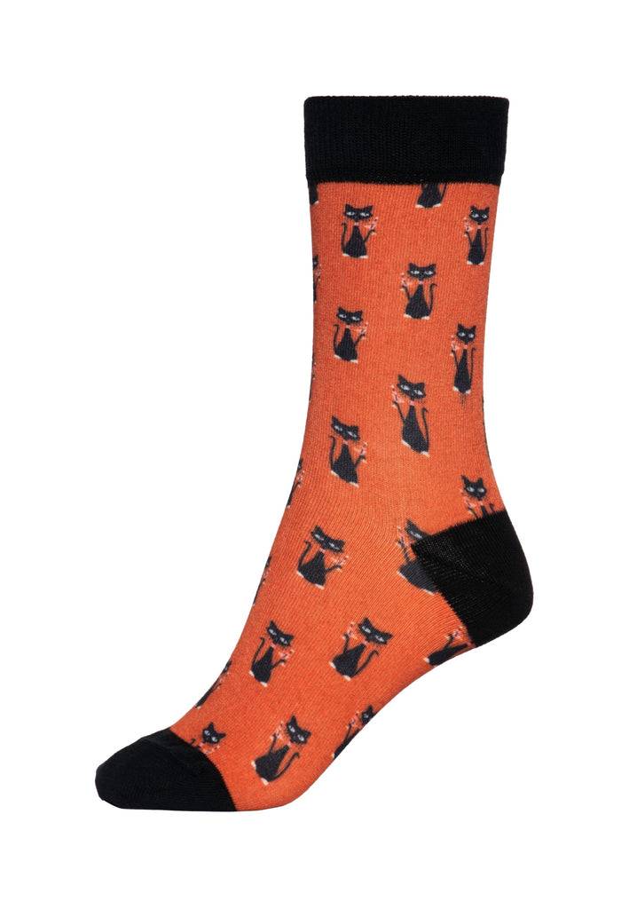 Queen Kerosin Socken «Cat» Fabrikverkauf
