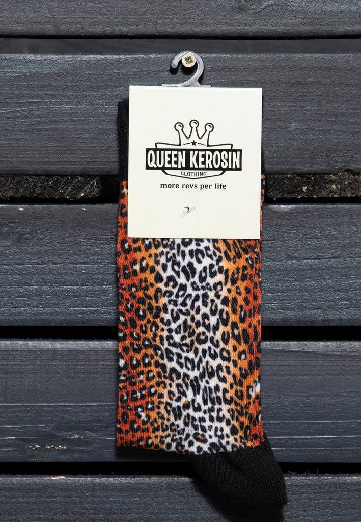 Queen Kerosin Socken «Wild Leo» Meist gekauft