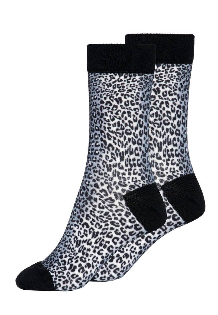 Queen Kerosin Socken «Snow Leopard» Kostenloser Versand
