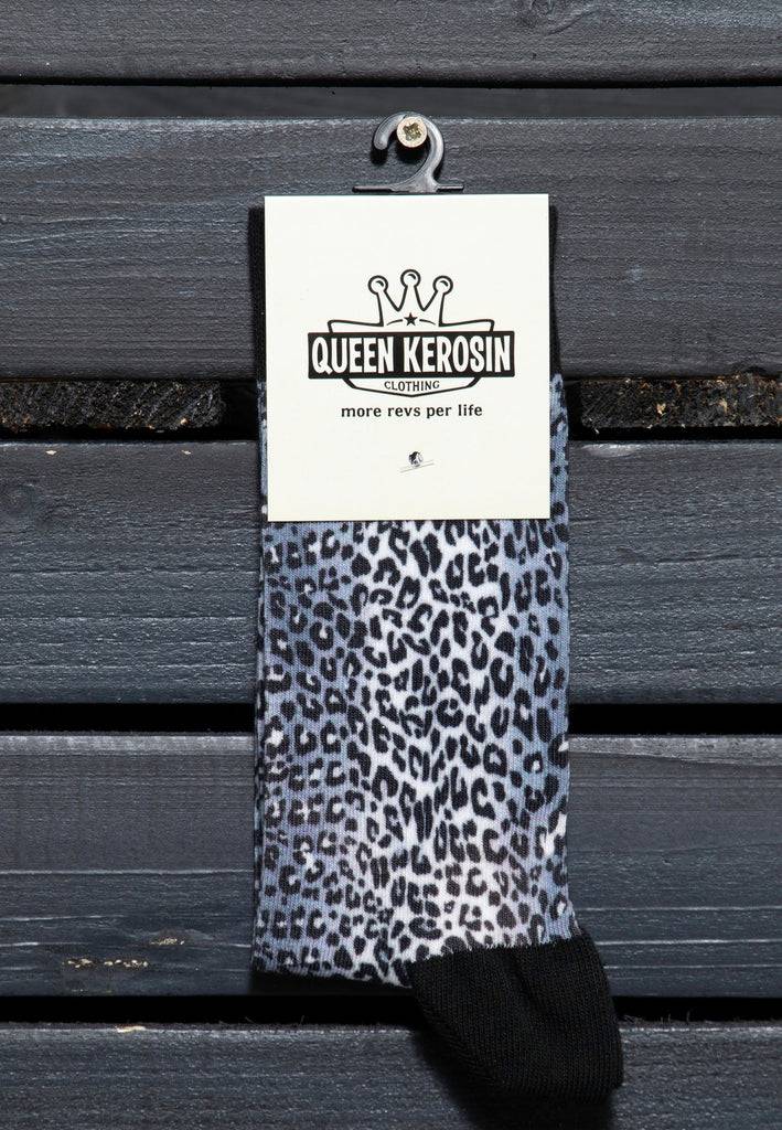 Queen Kerosin Socken «Snow Leopard» Kostenloser Versand