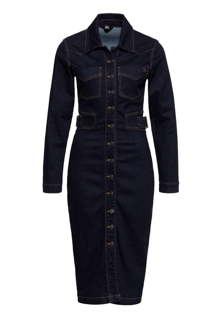Queen Kerosin Workwear Bleistiftkleid Rabatt