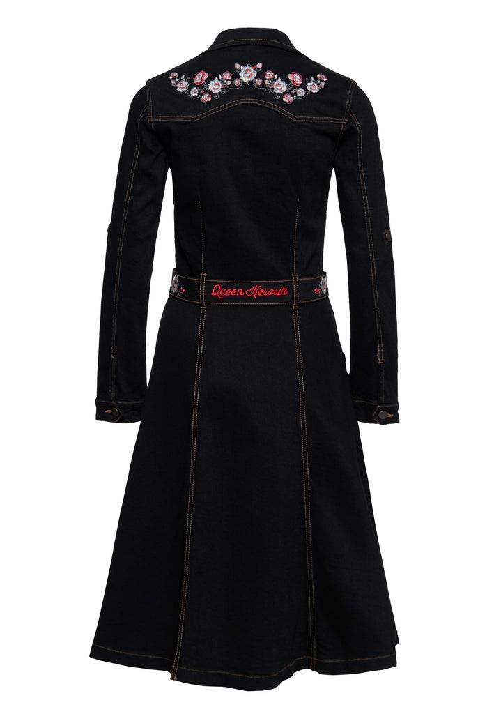 Queen Kerosin Denim Swing Kleid Günstig kaufen