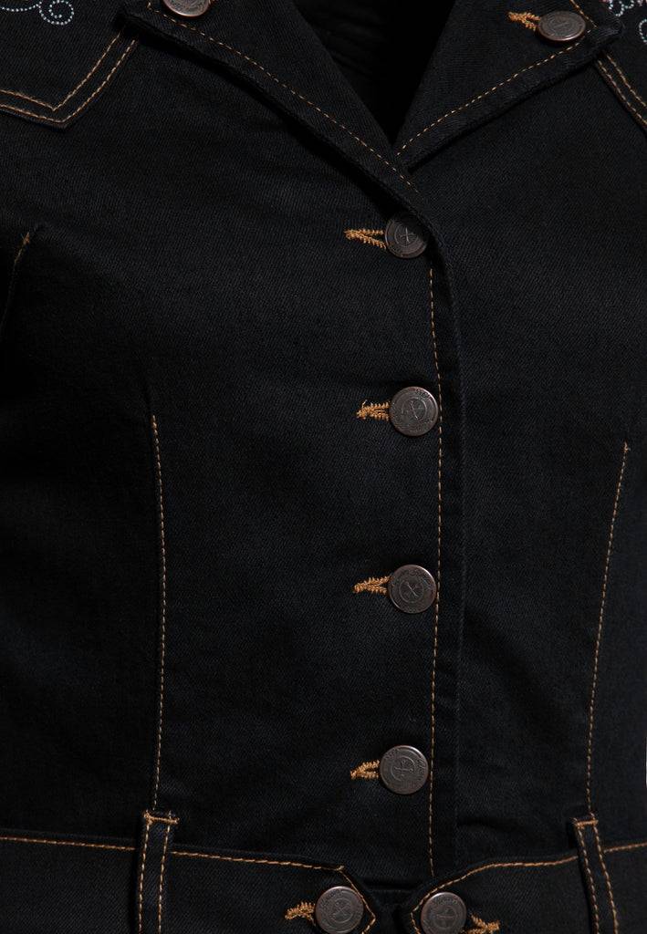 Queen Kerosin Denim Swing Kleid Günstig kaufen