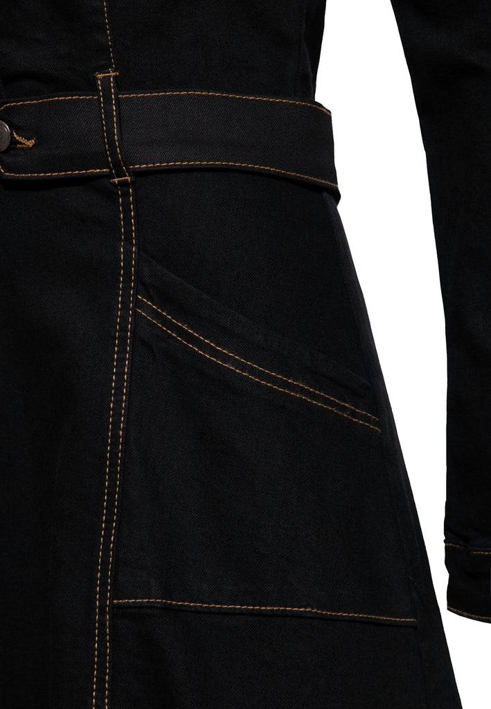 Queen Kerosin Denim Swing Kleid Günstig kaufen