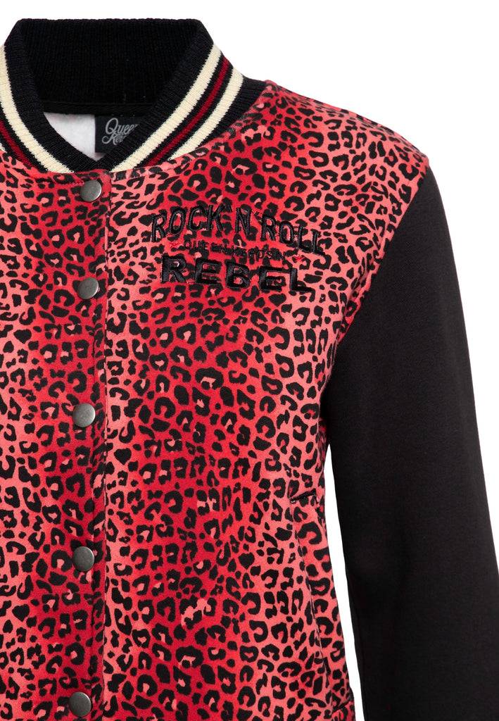 Queen Kerosin College Jacke «Rock 'n' Roll Rebel Queen» Versandkostenfrei