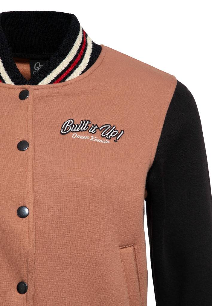 Queen Kerosin College Jacke «Built it up!» Begrenztes Angebot