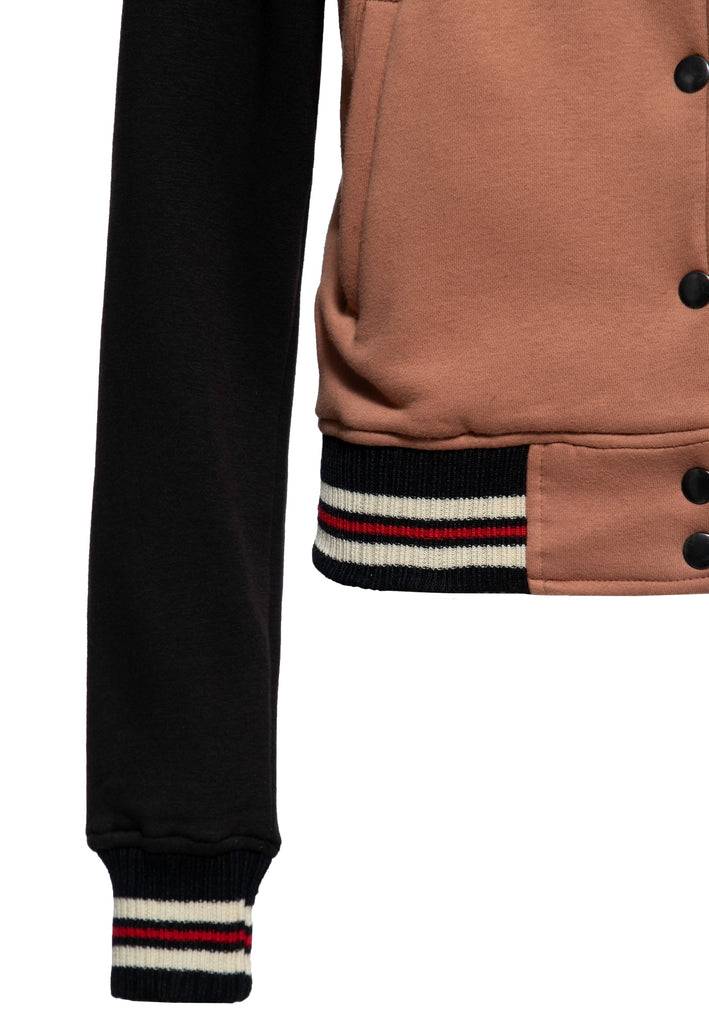Queen Kerosin College Jacke «Built it up!» Begrenztes Angebot