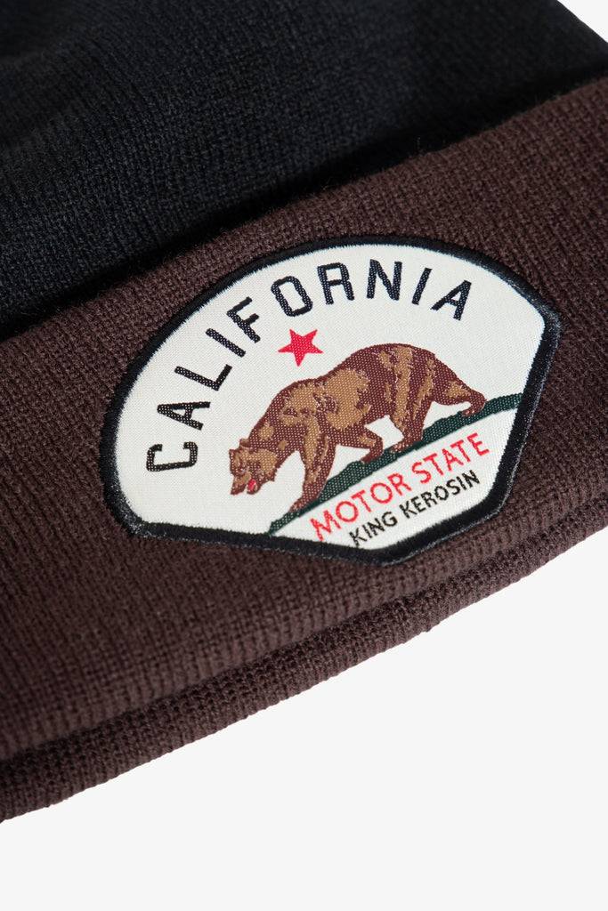 Queen Kerosin Strickmütze «California Motor State» Preisnachlass