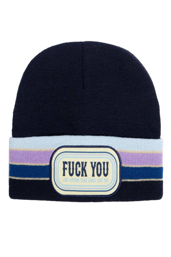 Queen Kerosin Strickmütze «Fuck you» Osterangebot