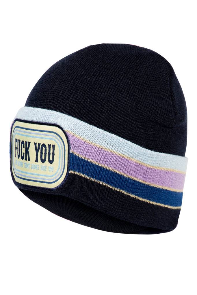 Queen Kerosin Strickmütze «Fuck you» Osterangebot