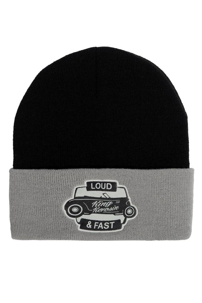Queen Kerosin Strickmütze «Loud & Fast» Vatertagsangebot
