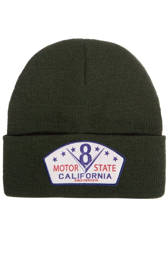 Queen Kerosin Strickmütze «Motor State California» Jubiläumsangebot