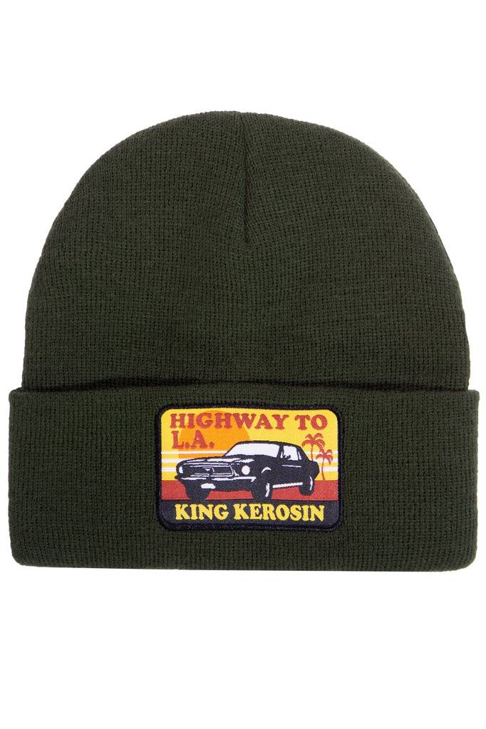 Queen Kerosin Strickmütze «Highway to LA» Lagerräumung