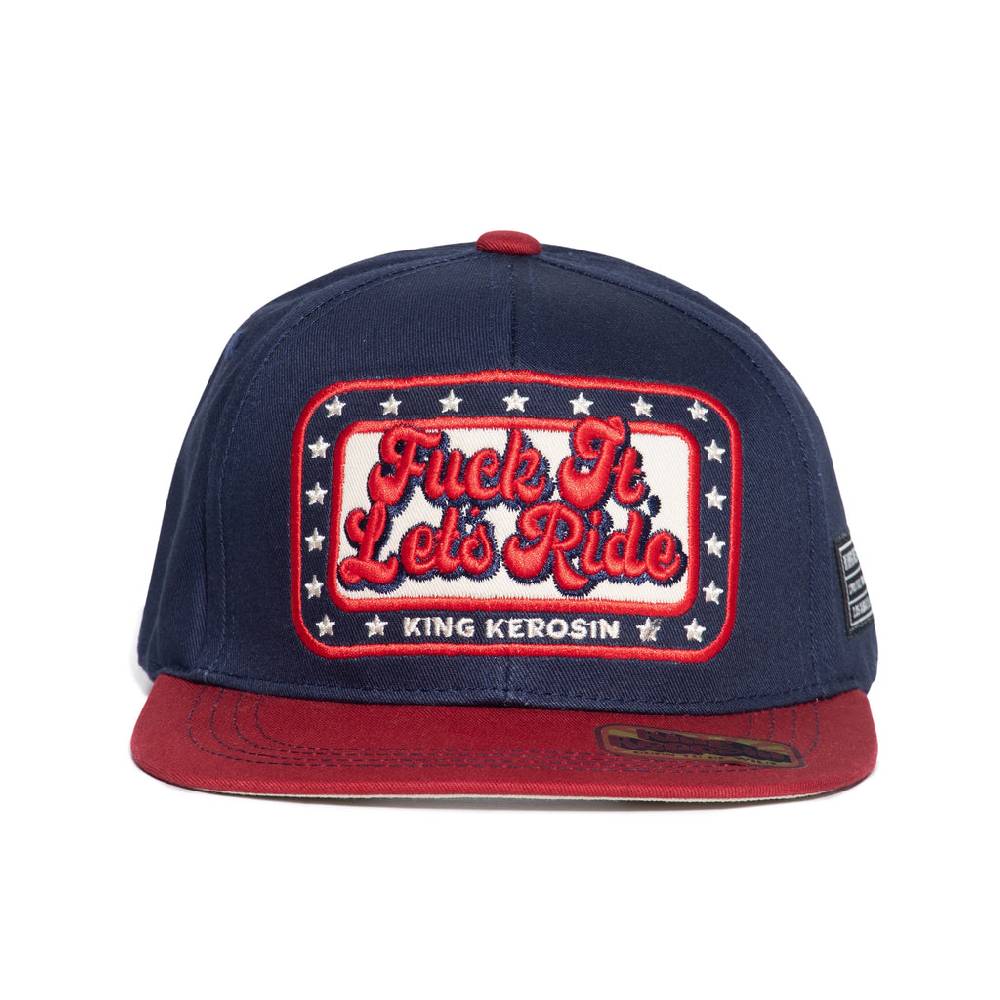 Queen Kerosin Snapback Cap «Fuck It - Lets Ride» Online Outlet